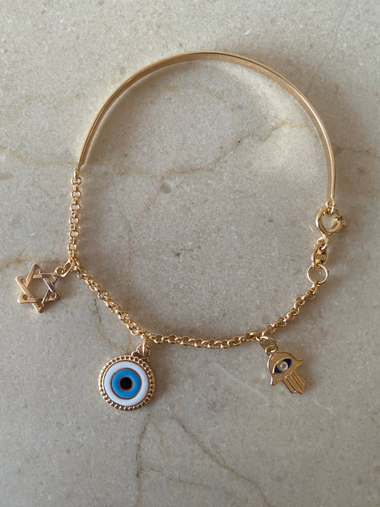 Pulsera Casandra Oro Turco 18 cm